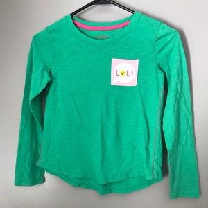 Cat & Jack girls LS shirt size medium